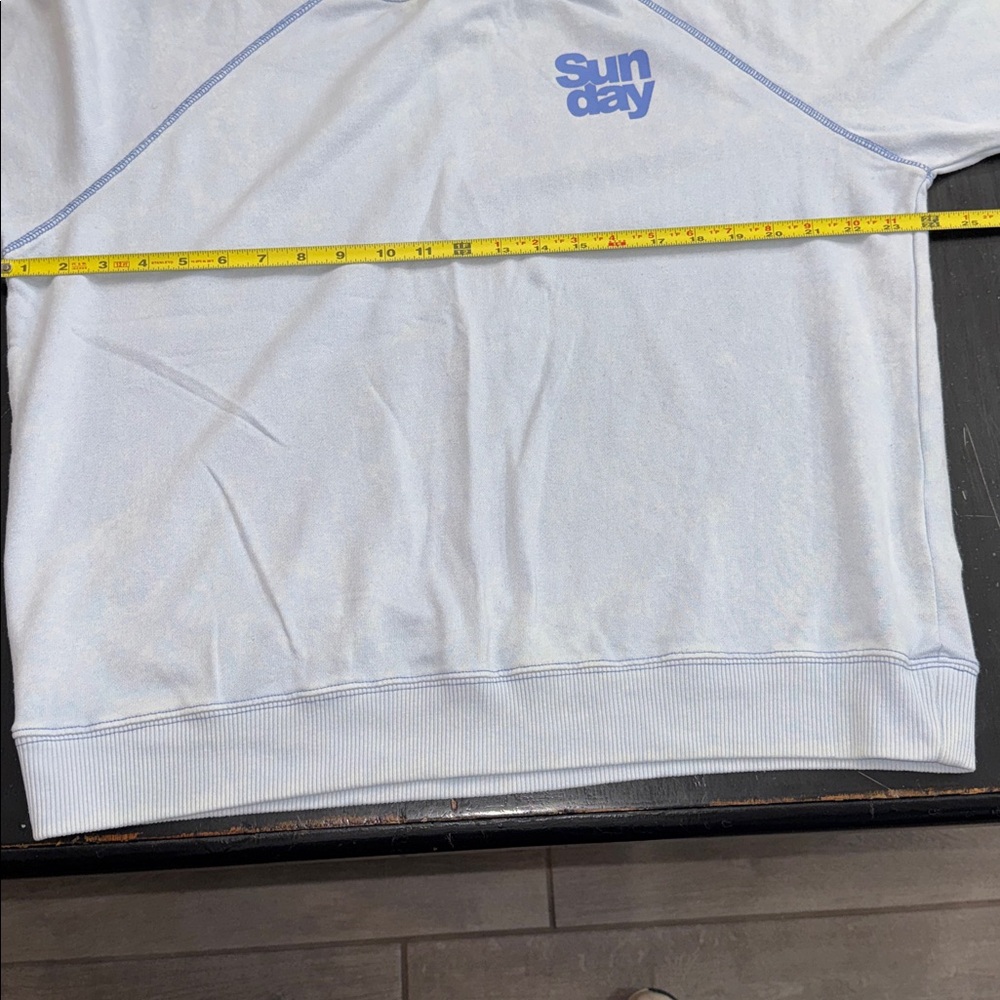 billabong sweatshirt size xl blue with sun day print. excellent condition. - Picture 6 of 7